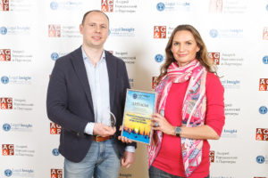 Александр Краснов (Мираторг) и Мария Олейник (Dentons) 